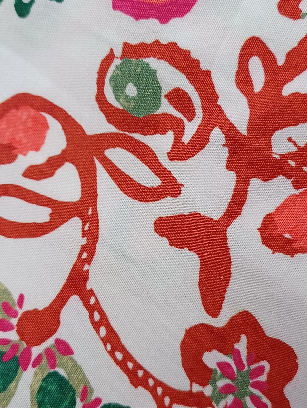 Saloni Zoey Floral Midi Dress Size 6 Cotton Sleeveless Pockets Button Front - Picture 12 of 16